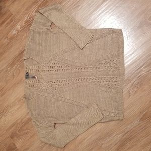 (M) Le Tempes des Cherises Loose Knit Bohemian Sweater Cottagecore Cotton Blend